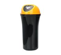 PYBYCEGNZK Basurero para Coche Cubo Basura Para Coche Soporte Para Estuche Para Polvo Organizador Caja Almacenamiento Puerta Asiento Visera Trasera Contenedor de Basura para Coches(YELLOW)