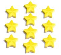 PYJLBX Imanes Nevera Estrella Amarilla, 10 Piezas Imanes Potentes Pequeños Imanes Pizarra Magnetica, Mini Calendario Nevera Iman Magnets para Pizarras Blancas, Frigorífico, Oficina, Hogar y Escuela