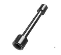 Pyralxwight Llave de paso en ángulo, herramienta de fontanería de acero niquelado para roscas MPT de 3/8 o 1/2 pulgada, diseño angular compacto para espacios reducidos, tuerca de salida de