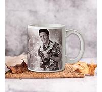 Pyramid America - Elvis - Taza de cerámica única para café, cacao y té (11 onzas) - Resistente a las virutas e impreso en ambos lados
