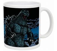 Pyramid America - Godzilla - Godzilla Blue Taza de 325 ml - Taza de cerámica única para bebedores de café, cacao y té - Resistente a las virutas e impresa en ambos lados