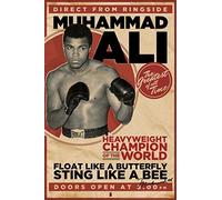 Pyramid America Muhammad Ali Vintage Style Boxeo Deportes Cool Wall Decor Art Print Poster 60x90
