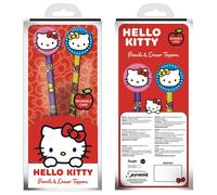 Pyramid hello kitty - juego de lápices y adornos (2 piezas)