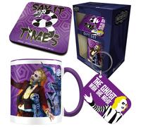 Pyramid international beetlejuice - juego de taza, posavasos y llavero