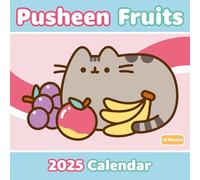 Pyramid International Calendario 2025 de Pusheen - Agenda oficial de 16 meses, adorable ilustraciones, cuadrícula grande para notas, regalo para fans de Pusheen y amantes de los gatos