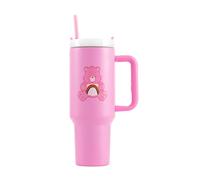 Pyramid International Care Bears - Vaso de 1200 ml con popote y tapa, aislamiento al vacío avanzado de doble pared, mantiene las bebidas frías hasta 11 horas, bebidas calientes hasta 7 horas, sin BPA