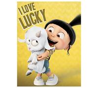 Pyramid International Despicable Me 3 "I Love Lucky Lienzo impreso multicolor, 60 x 80 cm, madera, 60 x 80 x 1,3 cm