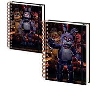 Pyramid International Five Nights at Freddy's Jump Scare Cuaderno A5 con cubierta 3D, papelería oficial de la FNAF, cuaderno de terror encuadernado en espiral para fanáticos