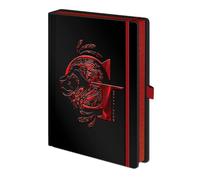 Pyramid International Harry Potter - Cuaderno Gryffindor Foil, Negro/Dorado/Rojo