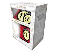 Pyramid International Harry Potter - Juego de regalo de plataforma de 9 3/4 pulgadas, incluye taza, posavasos y llavero de 312 ml, ideal para coleccionistas, talla única
