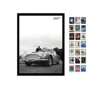 Pyramid International iPosters James Bond (Connery B+W) - Póster Enmarcado (30 x 40 cm)