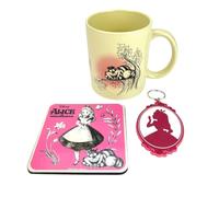 Pyramid International - Set regalo Alicia en el país de las maravillas - Taza 325 ml y llavero