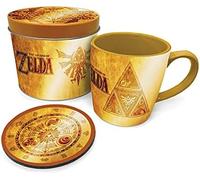 Pyramid international - juego de tazas de cerámica - caja de metal y