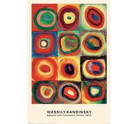 Pyramid International Kandinsky - Póster (61 x 91 cm), diseño de círculos concéntricos