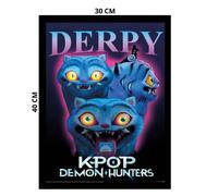 Pyramid International – póster enmarcado Kpop Demon Hunter 30 x 40 c