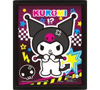 Pyramid international kuromi (punky) impresión lenticular enmarcada e