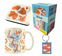 Pyramid international lilo & stitch lazy daze - juego de taza de cerá