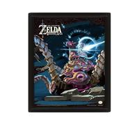Pyramid International - Marco de Zelda: Breath of the Wild - Guardián - Efecto 3D - 25 x 20 cm - Licencia oficial