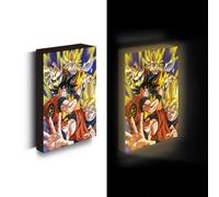 Pyramid International - Marco retroiluminado Dragon ball Z - Goku super saiyan - 30x40cm