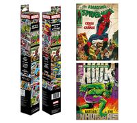 Pyramid international marvel - juego de carteles de portadas de comics