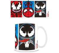 Pyramid international marvel kawaii - taza spider-man vilians, 320 ml