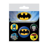 Pyramid international pack de chapas batman, multicolor, 10 x 12.5 x 1