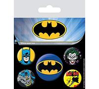 Pyramid International Pack de chapas Batman, Multicolor, 10 x 12.5 x 1.3 cm