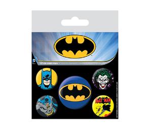 Pyramid international pack de chapas batman, multicolor, 10 x 12.5 x 1