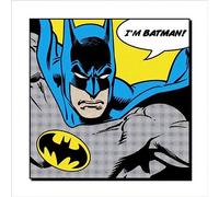 Pyramid International - Póster (Batman) - Art Print (40 x 40 cm, Papel, Multicolor, 40 x 40 x 1,3 cm