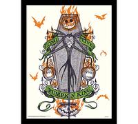 Pyramid International Póster de Jack Skellington de Disney The Nightmare Before Christmas (30 cm x 40 cm), diseño de las sombras de colores