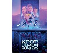 Pyramid International Póster de K-Pop DEMON HUNTERS (KEY ART) MAXI 91,5 x 61 cm sin marco