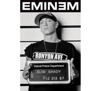 Pyramid International Póster de Mugshot Eminem, multicolor, 61 x 91,5 x 1,3 cm