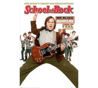 Pyramid International Póster de SCHOOL OF ROCK - Diseño de una hoja impreso en papel de calidad - 90 cm x 60 cm - Talla única
