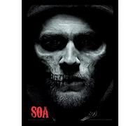 Pyramid International - Póster de Sons of Anarchy (Jax) de Calavera - Impresión enmarcada Memorabilia 30 x 40 cm, Multicolor, 30 x 40 x 1,3 cm
