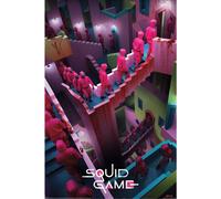 Pyramid international póster el juego del calamar crazy stairs - lami