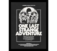Pyramid International Póster enmarcado de coleccionista de Stranger Things 5 (One Last Strange Adventure), 30 cm x 40 cm, con licencia oficial de Netflix, listo para colgar, tamaño único