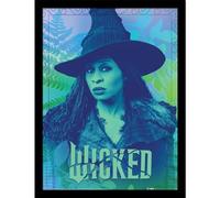Pyramid International Póster enmarcado oficial de Wicked 2 (Elphaba) | Arte decorativo prémium para amantes del teatro y coleccionistas | Póster enmarcado de 30 cm x 40 cm