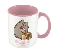 Pyramid International – Taza cerámica Pusheen 315 ml, diseño panqueques, caja regalo, dorado