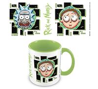 Pyramid International Taza Rick and Morty Pixel Breakout 325 ml cerámica en caja de regalo verde