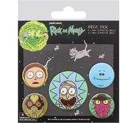 PYRAMID INTERNATIONAL Set de chapas Rick & Morty Caras