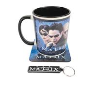 Pyramid International – Set de regalo The Matrix – Taza oficial, incluye posavasos y llavero