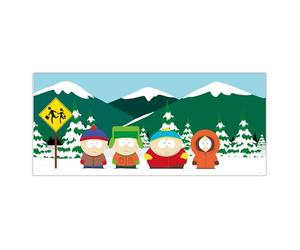 Pyramid International South Park - Tapete de escritorio XL (personajes) - 90 cm x 40 cm / 36 x 16 pulgadas con Cartman, Kenny, Kyle y Stan