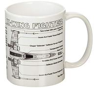 Pyramid International Star Wars Taza X-Wing Fighter Sketch (MG23480) | Diseño Boceto | Apta Microondas | Producto Oficial | Regalo Star Wars