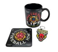Pyramid International Set Stranger Things (Hellfire) – Taza cerámica 325ml, posavasos y llavero