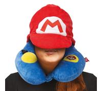 Pyramid International Super Mario (Mario) Almohada Cervical - Cojín de Viaje inflado con diseño de Personajes - Producto Oficial de Juego Regalo para los Fans de Nintendo