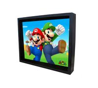 Pyramid International Super Mario - Mario & Luigi - Cuadro imagen 3D LENTICULAR 24 x 29 cm con marco [EPPLA79985F]