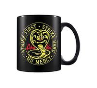 Pyramid International Taza Cobra Kai en caja de regalo (diseño de emblema), color negro, 11 onzas, producto oficial