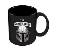 Pyramid International Taza de café de Star Wars: The Mandalorian (diseño de Casco Beskar) de 325 ml y Taza de cerámica Negra en Caja de Regalo de Star Wars - Producto Oficial de Star Wars
