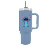 Pyramid International - Vaso Lilo&Stitch - Stitch - Taza isotérmica con pajita y asa - 1.2L - Termo Caliente y Frio