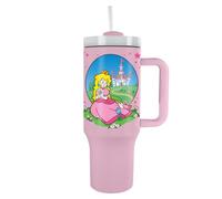 Pyramid International – Taza isotérmica Mario Princesa Peach – 1.2 L con pajita y asa